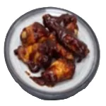 BBQ Chicken Wings (6 Pieces)